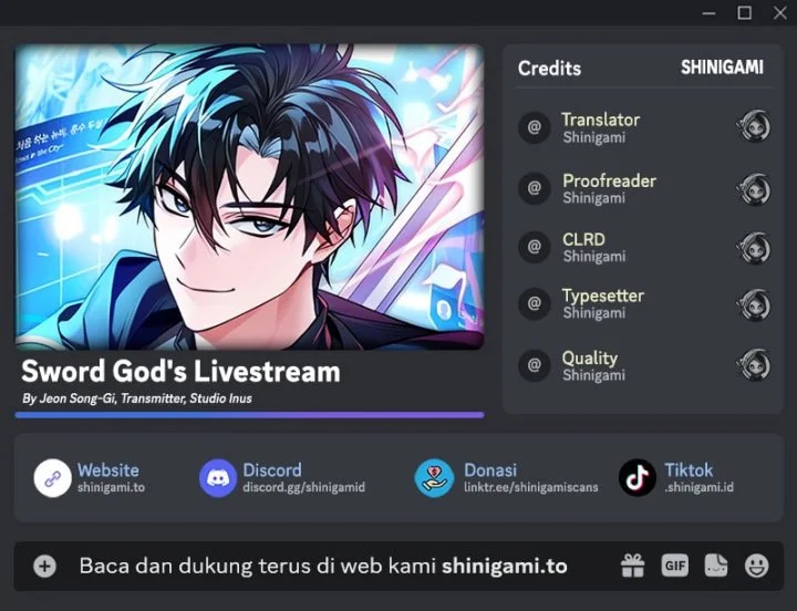 Komik Sword God's Livestream Chapter 31 gambar 1