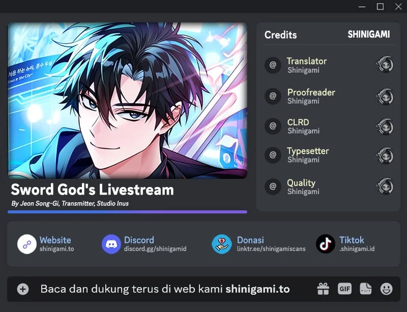 Komik Sword God's Livestream Chapter 34 gambar 1