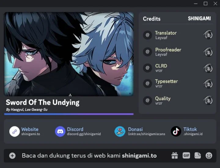 Komik Sword of The Undying Chapter 2 gambar 1