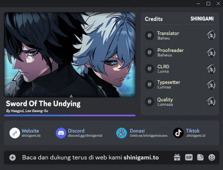 Komik Sword of The Undying Chapter 3 gambar 1