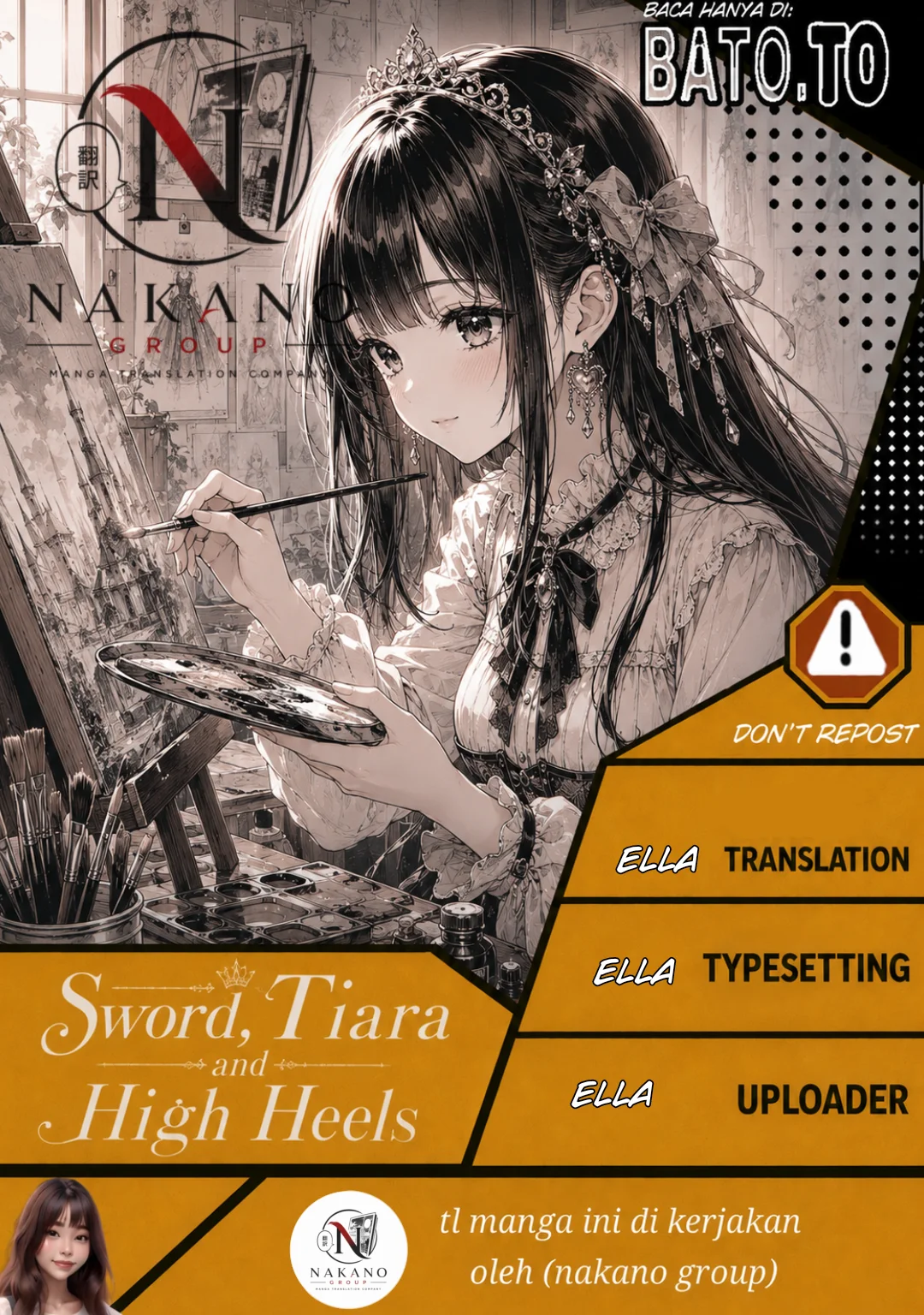 Komik Sword, Tiara and High Heels Chapter 12 gambar 1