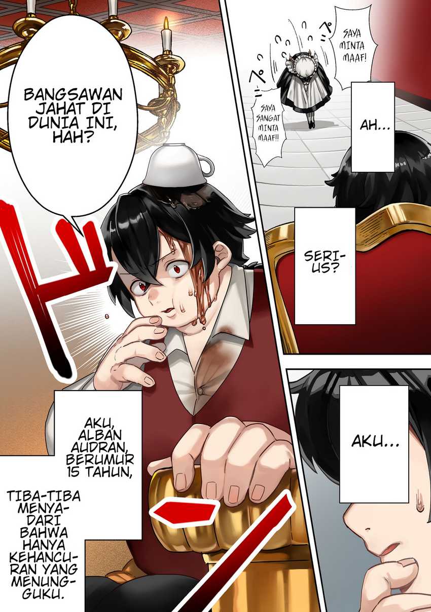 Komik Taidana Akuyaku Kizoku no Ore ni, Konyaku Hakisareta Akuyaku Reijo ga Totsuidara Saikyo no Fufu ni Narimashita Chapter 1 gambar 1