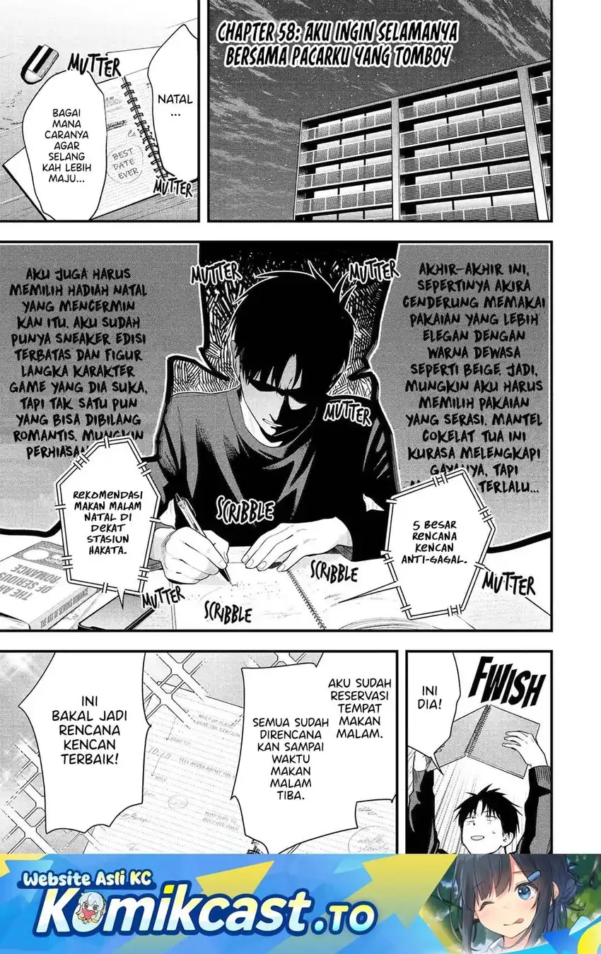 Manga Takou no Boyish Kanojo (My Boyish Girlfriend is Too Cute) Chapter 58 gambar 2