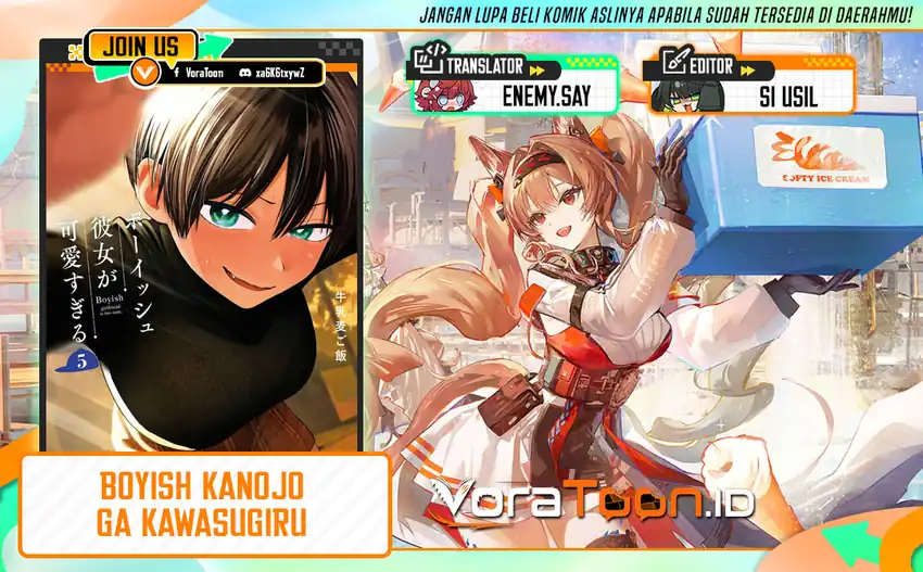 Komik Takou no Boyish Kanojo (My Boyish Girlfriend is Too Cute) Chapter 60 gambar 1