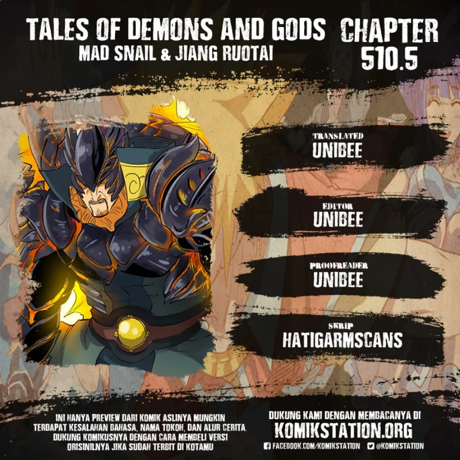 Komik Tales of Demons and Gods Chapter 510.5 gambar 1