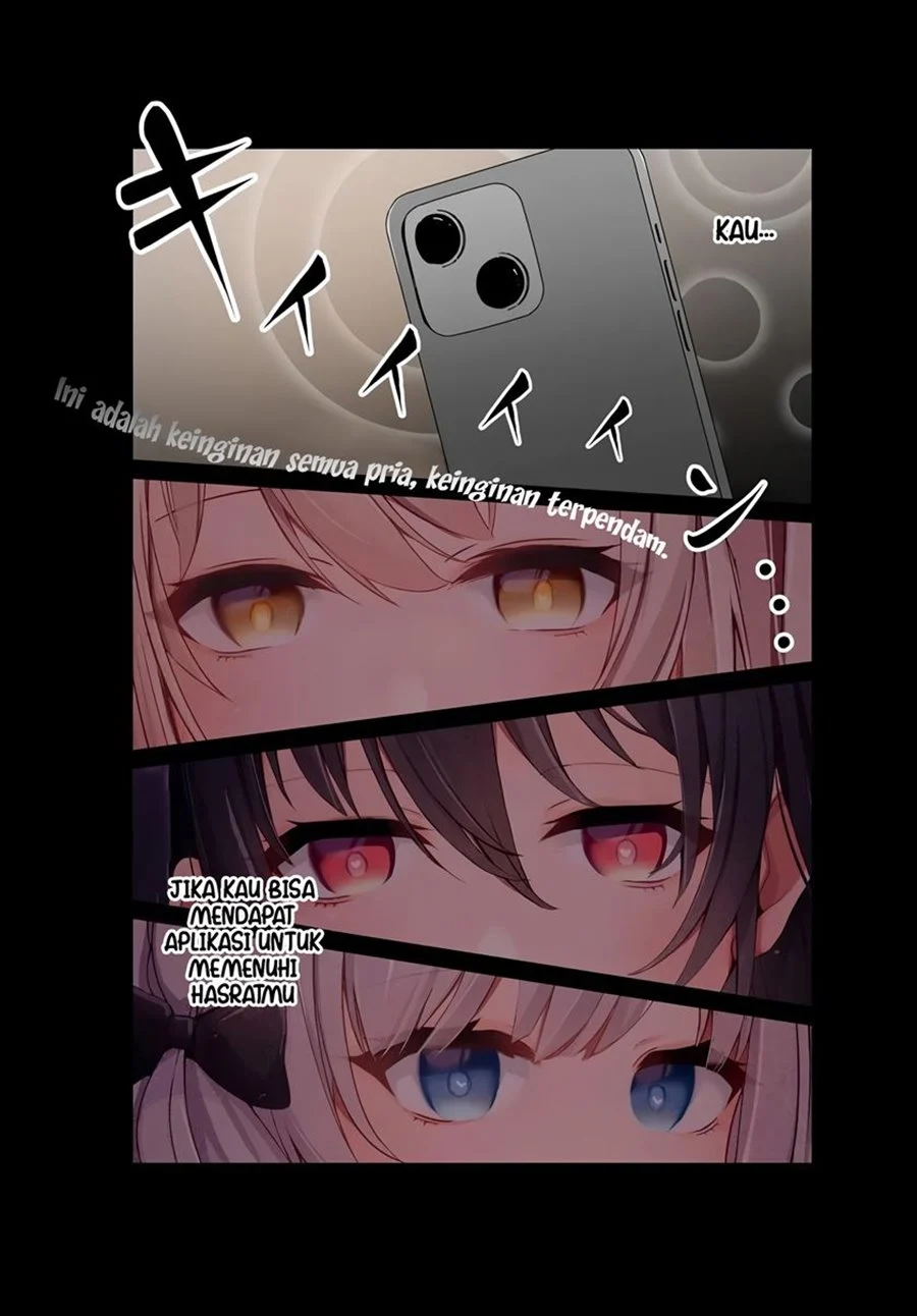 Manga Te ni Ireta Saimin Appli de Yume no Harem Seikatsu o Okuritai Chapter 1 gambar 2