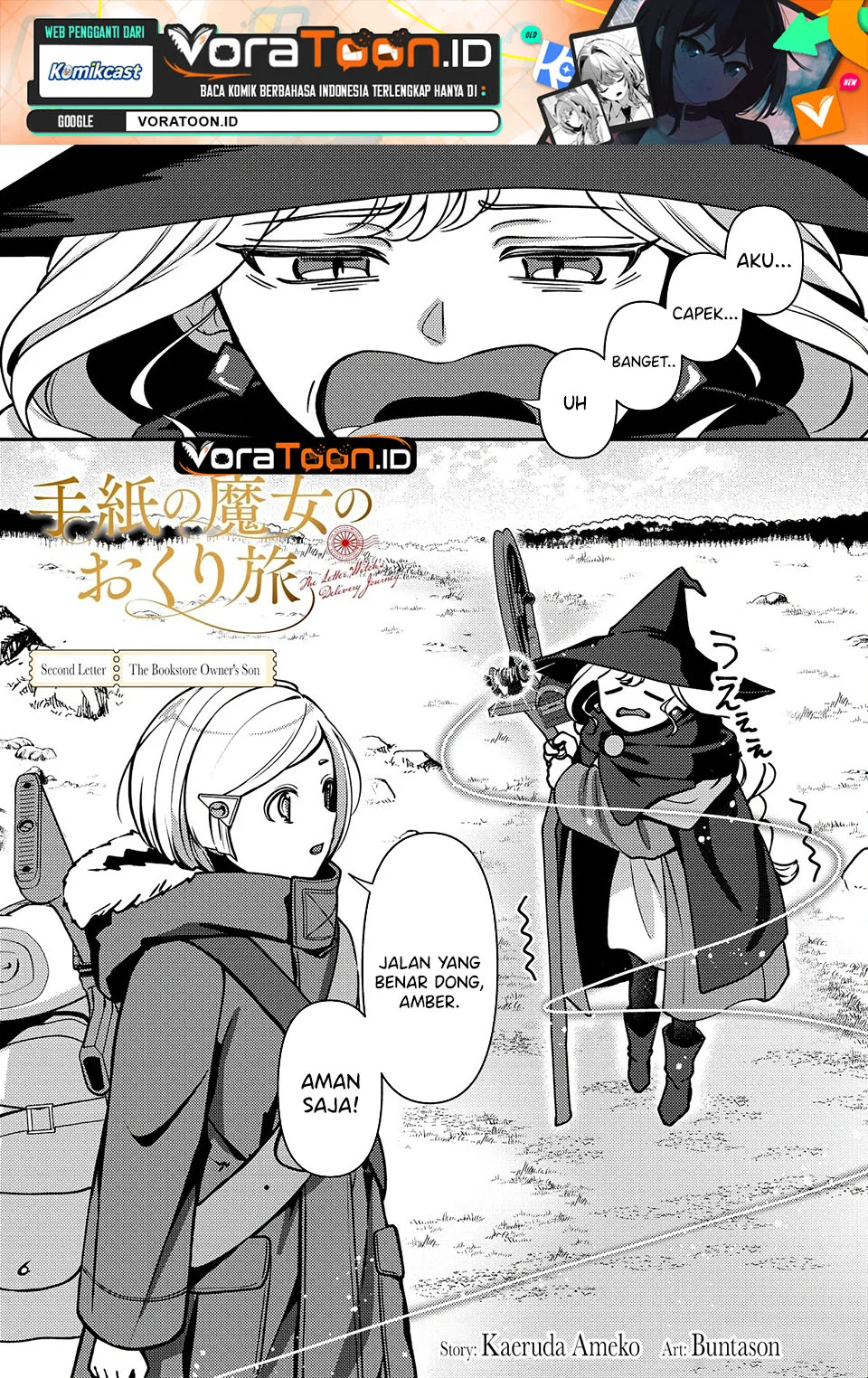 Manga Tegami no Majo no Okuri Tabi Chapter 2 gambar 2