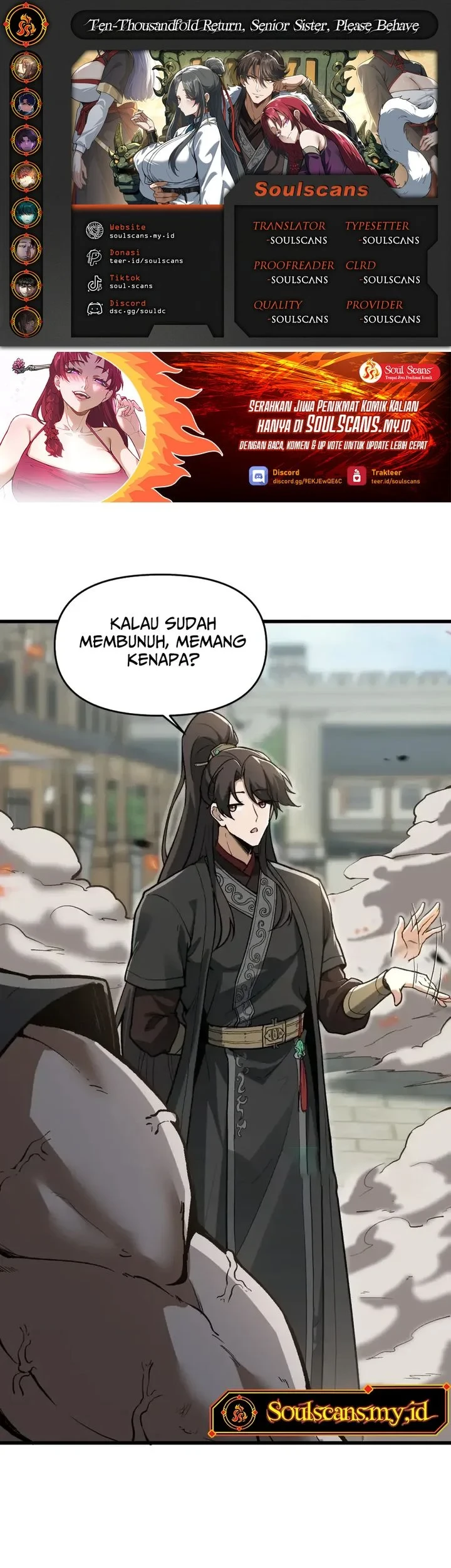 Komik Ten Thousandfold Return, Senior Sister, Please Behave Chapter 29 gambar 1