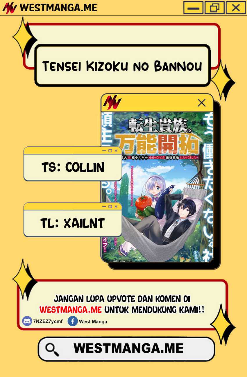 Komik Tensei Kizoku no Bannou Kaitaku Kara ~”Kakudai & Shukushou” Sukiru o Tsukatte Itara Saikyou Ryouchi ni Narimashita~ Chapter 48 gambar 1