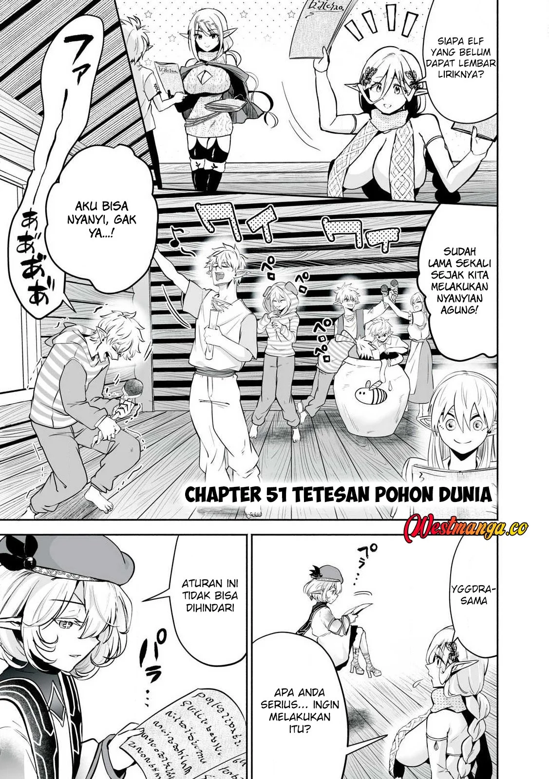 Manga Tensei Kizoku no Bannou Kaitaku Kara ~”Kakudai & Shukushou” Sukiru o Tsukatte Itara Saikyou Ryouchi ni Narimashita~ Chapter 51 gambar 2