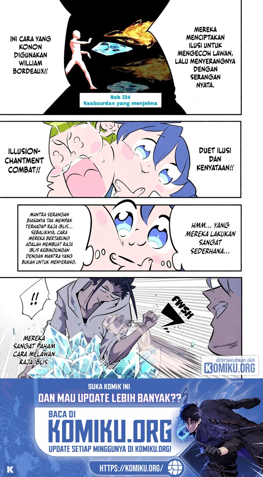 Komik Tensei Shitara dai Nana Ouji dattanode, Kimamani Majutsu o Kiwamemasu Chapter 224 gambar 1