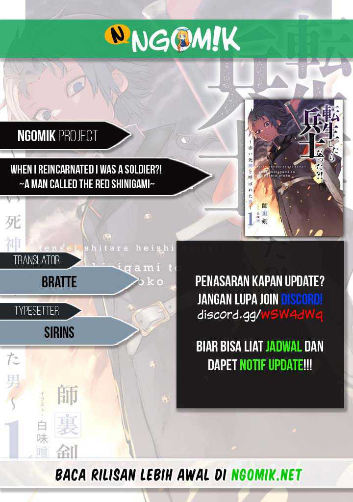 Komik Tensei Shitara Heishi Datta? Akai Shinigami to Yobareta Otoko Chapter 3 gambar 1