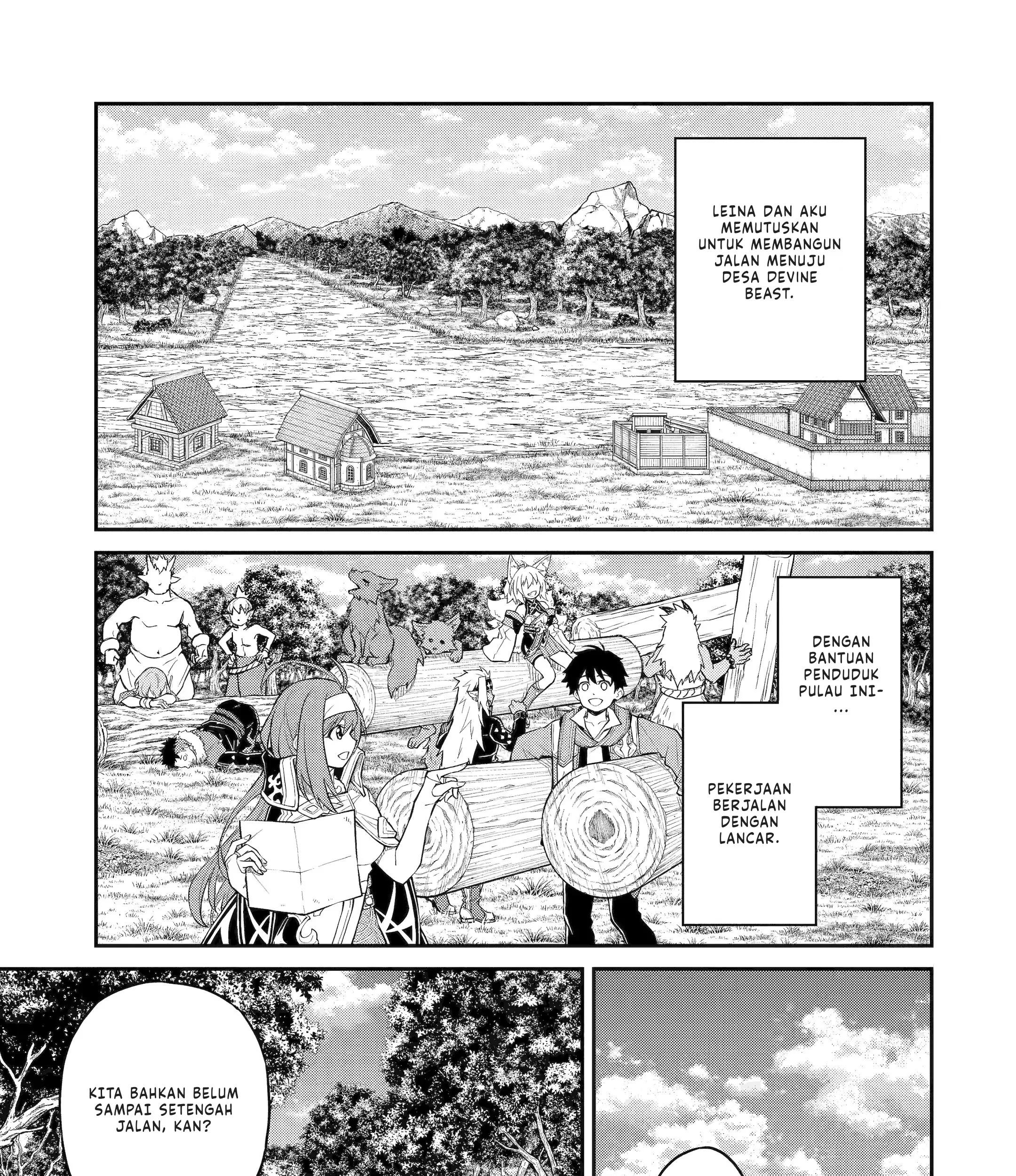 Manga Tensei Shitara Saikyoushutachi ga Sumau Shima Deshita. Kono Shima de Slow Life wo Tanoshimimasu Chapter 23 gambar 2