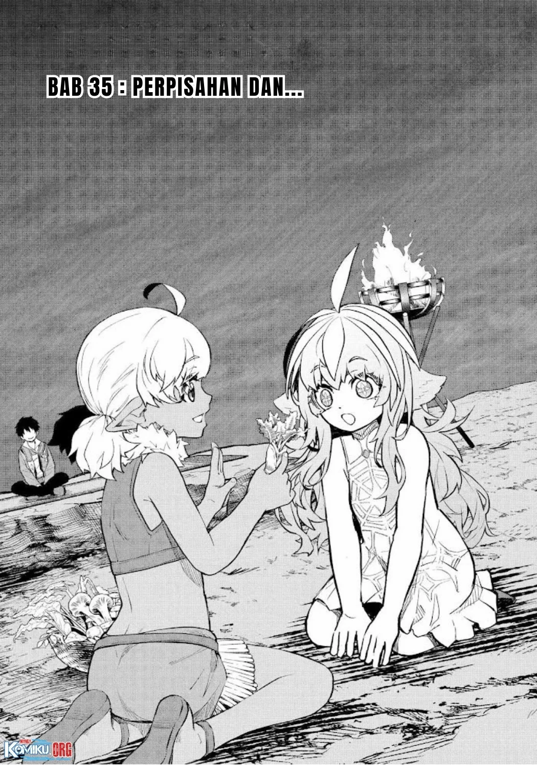 Manga Tensei Shitara Saikyoushutachi ga Sumau Shima Deshita. Kono Shima de Slow Life wo Tanoshimimasu Chapter 35 gambar 2