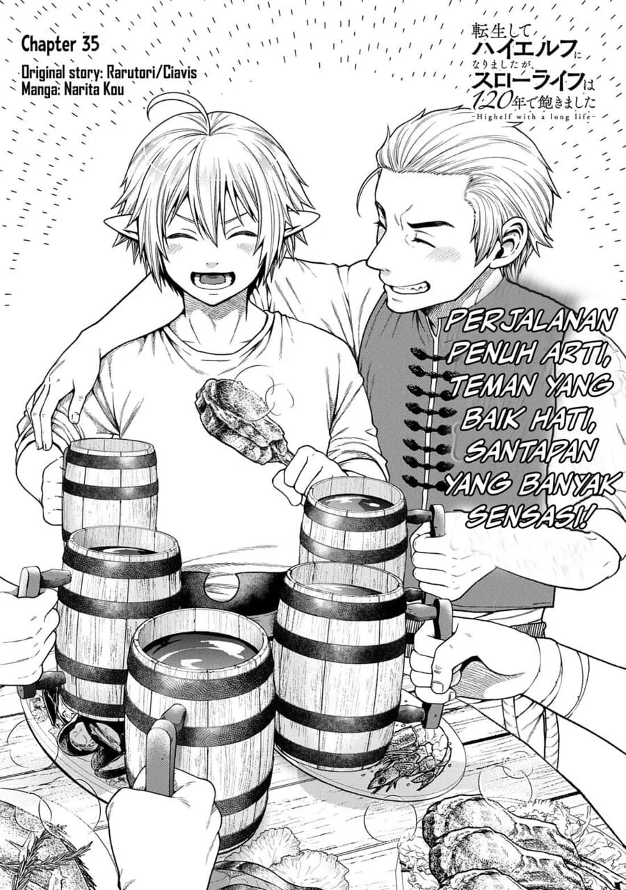 Komik Tensei Shite High Elf ni Narimashitaga, Slow Life wa 120-nen de Akimashita Chapter 35 gambar 1