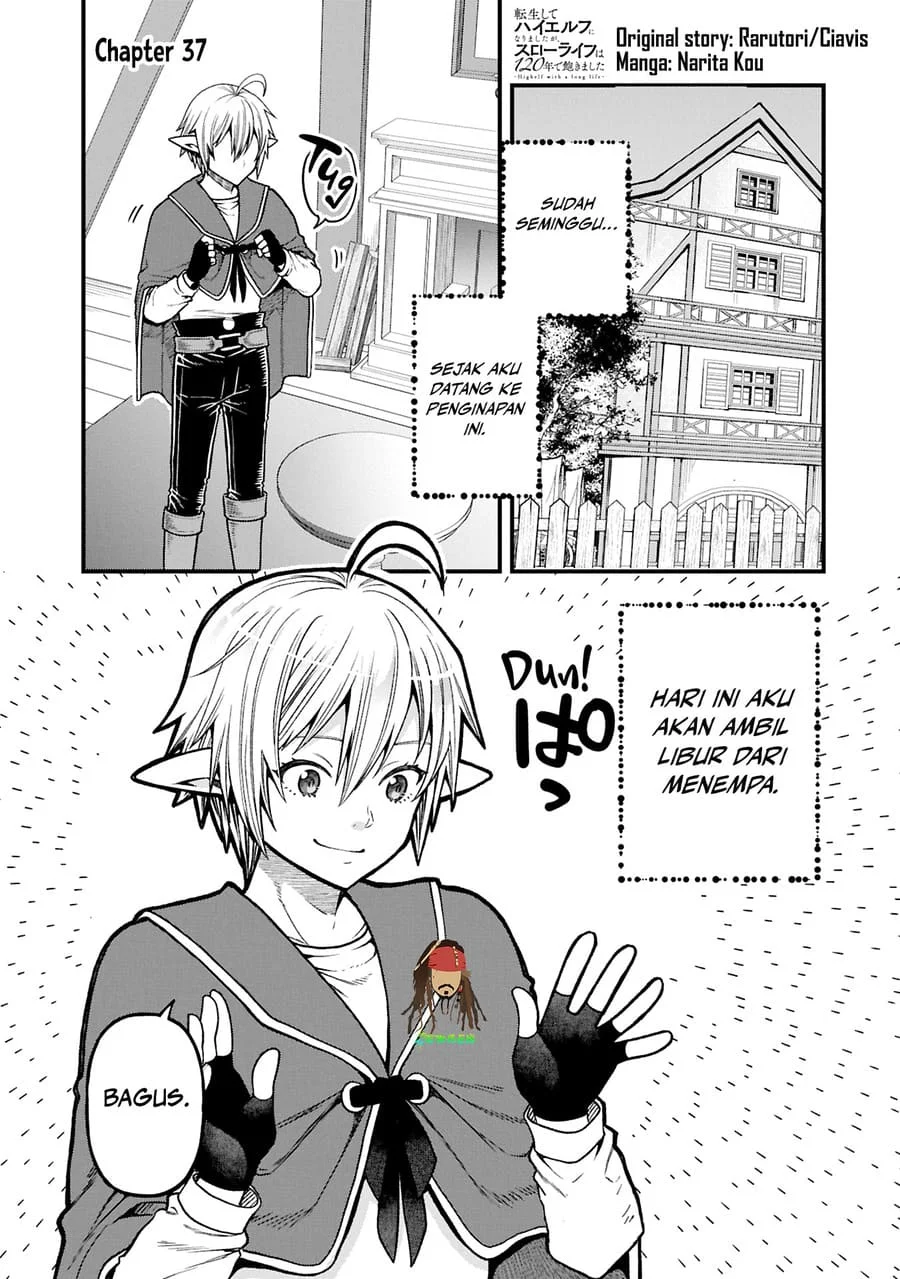 Komik Tensei Shite High Elf ni Narimashitaga, Slow Life wa 120-nen de Akimashita Chapter 37 gambar 1