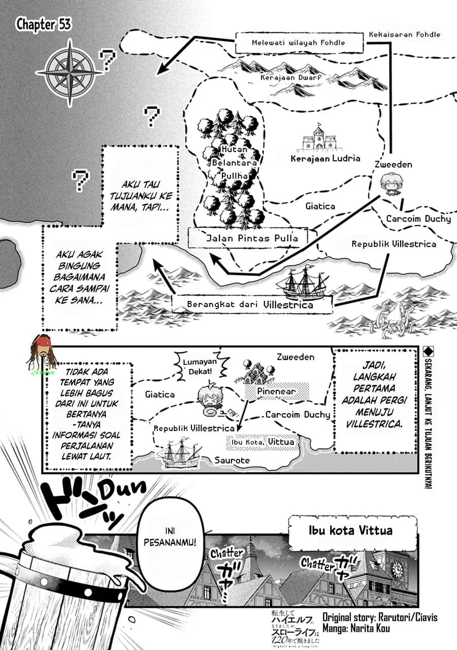 Manga Tensei Shite High Elf ni Narimashitaga, Slow Life wa 120-nen de Akimashita Chapter 53 gambar 2