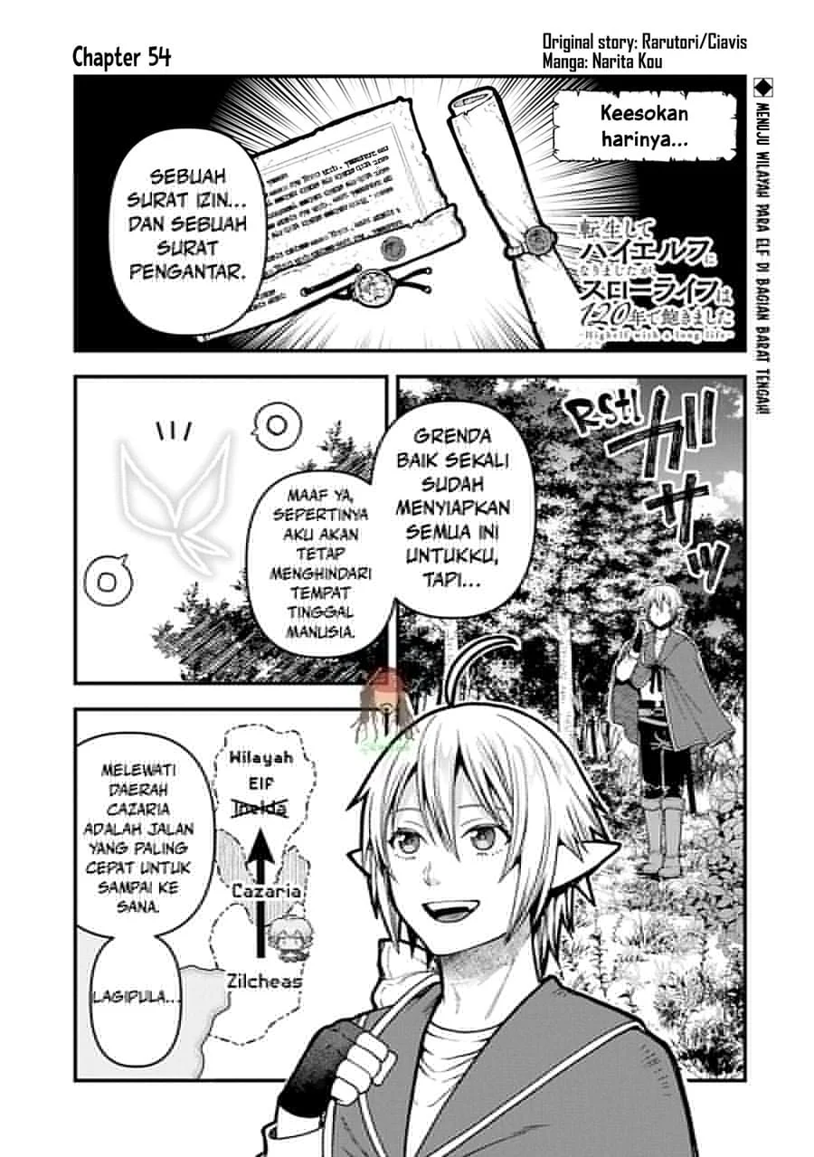 Komik Tensei Shite High Elf ni Narimashitaga, Slow Life wa 120-nen de Akimashita Chapter 54 gambar 1