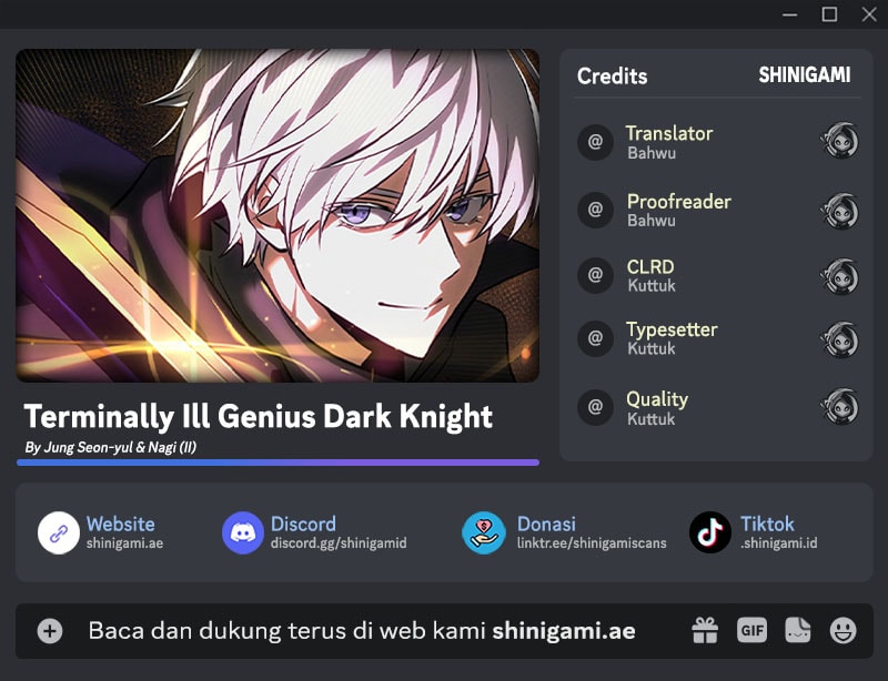 Komik Terminally-Ill Genius Dark Knight Chapter 100 gambar 1