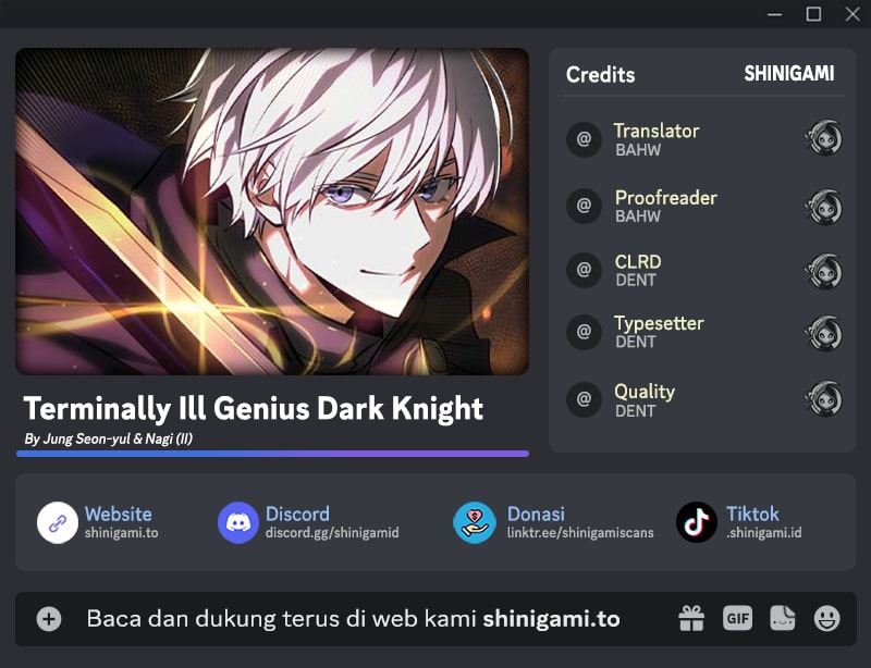 Komik Terminally-Ill Genius Dark Knight Chapter 114 gambar 1