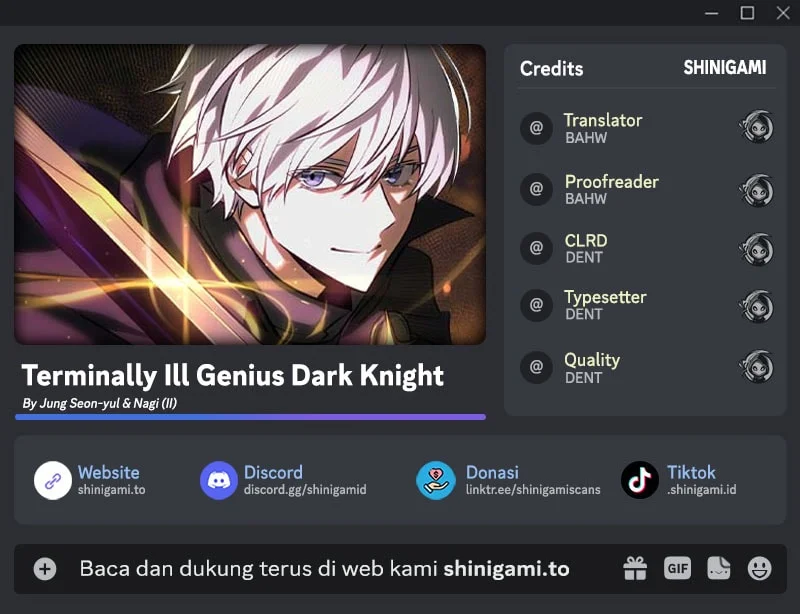 Komik Terminally-Ill Genius Dark Knight Chapter 151 gambar 1
