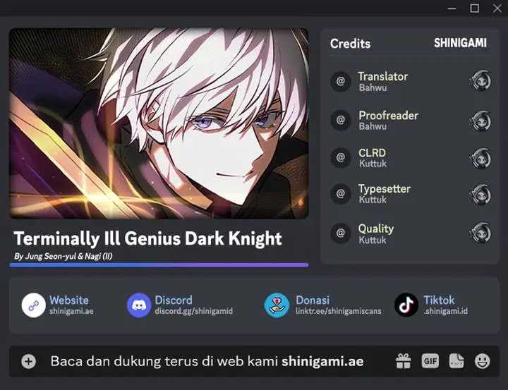 Komik Terminally-Ill Genius Dark Knight Chapter 97 gambar 1