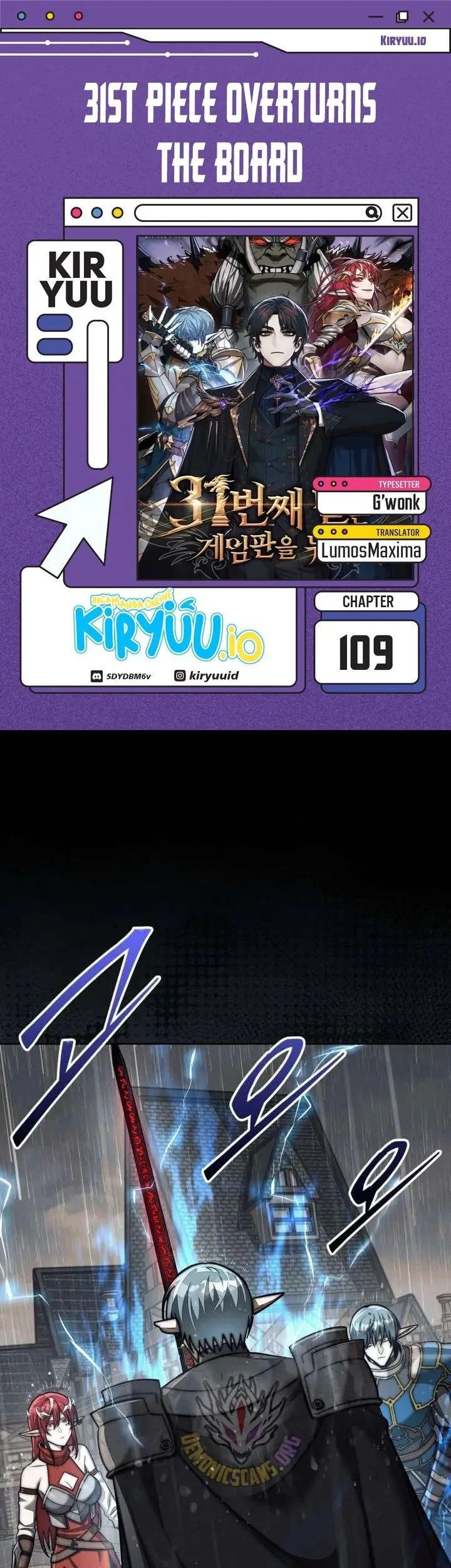 Komik The 31st Piece Turns the Tables Chapter 109 gambar 1
