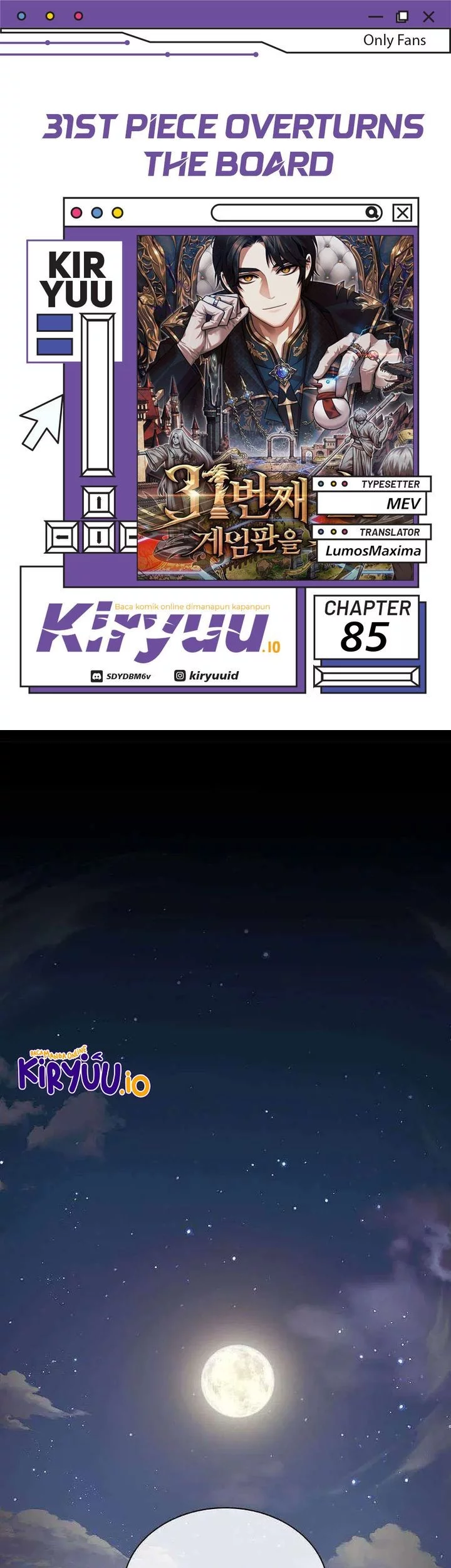 Komik The 31st Piece Turns the Tables Chapter 85 gambar 1