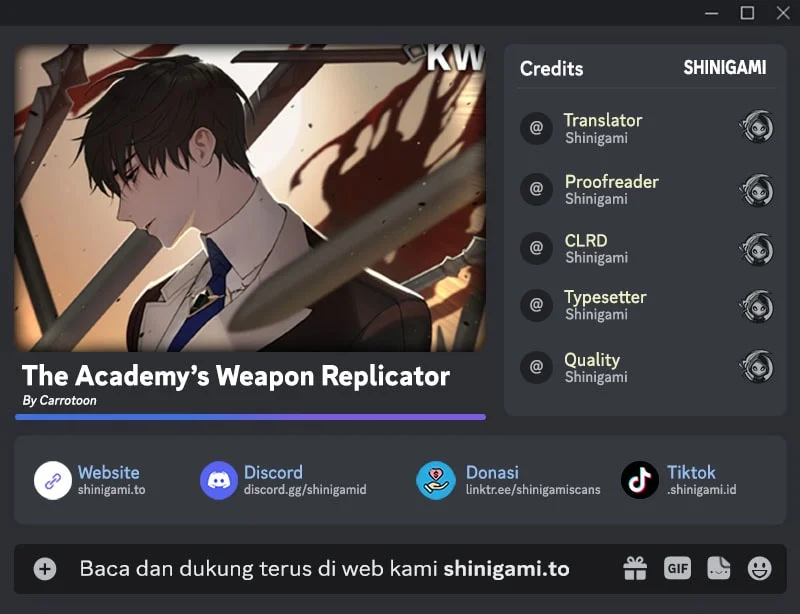 Komik The Academy’s Weapon Replicator Chapter 1 gambar 1