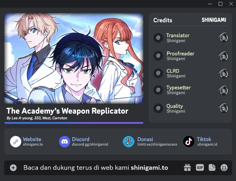 Komik The Academy’s Weapon Replicator Chapter 10 gambar 1