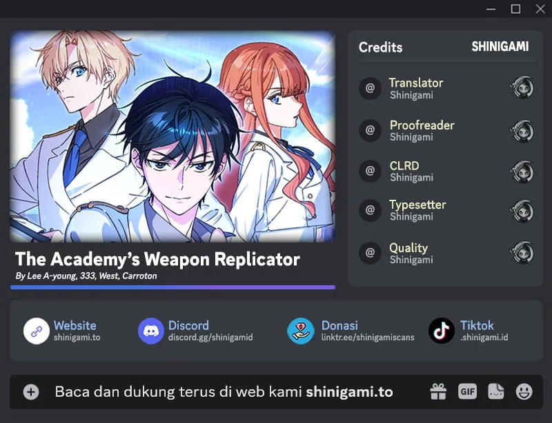 Komik The Academy’s Weapon Replicator Chapter 2 gambar 1