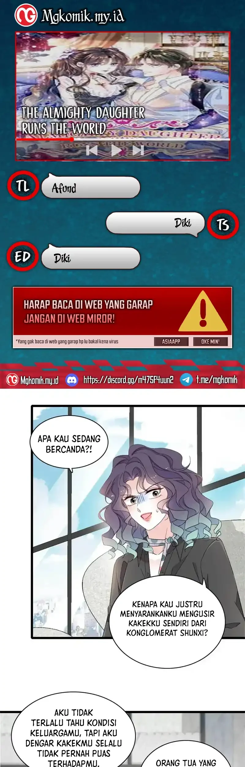 Komik The Almighty Daughter Runs The World Chapter 235 gambar 1