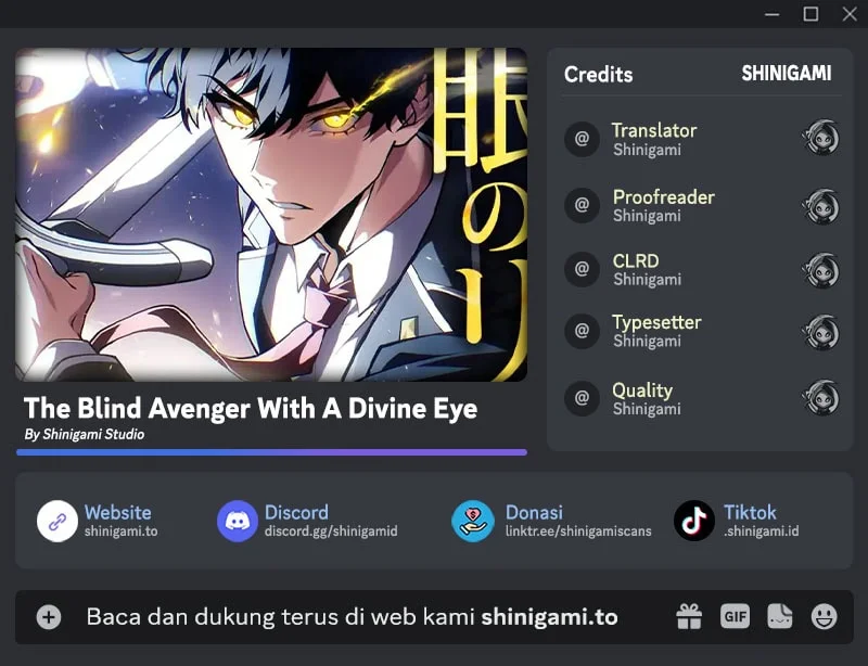 Komik The Blind Avenger With A Divine Eye Chapter 5 gambar 1
