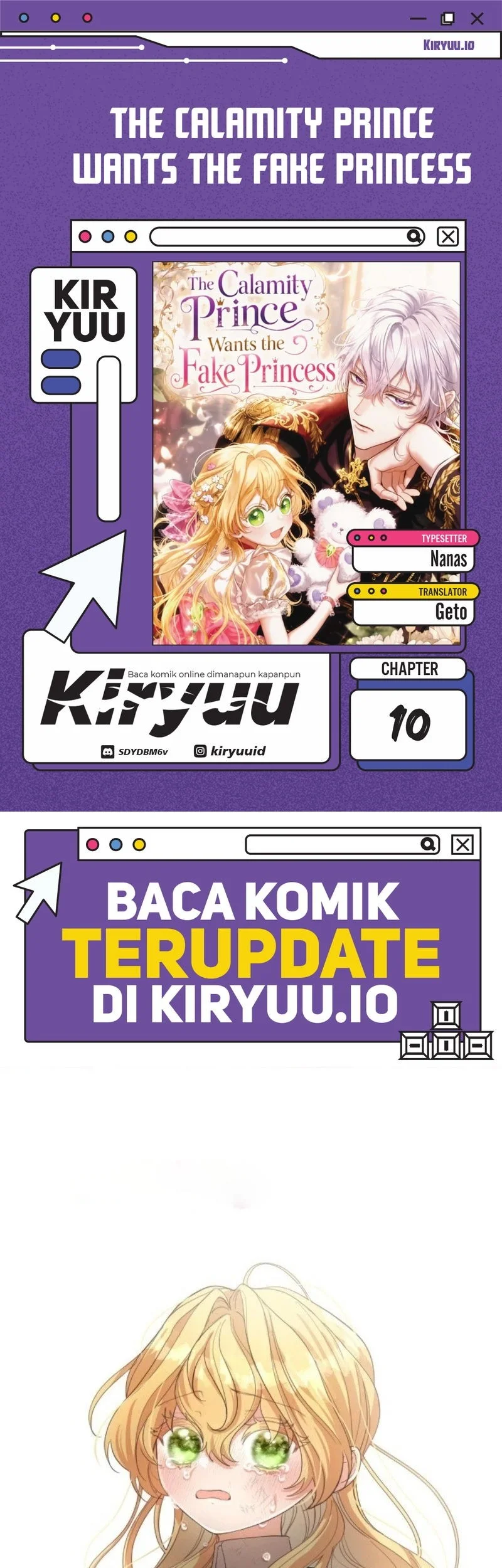 Komik The Calamity Prince Desires the Fake Princess Chapter 10 gambar 1