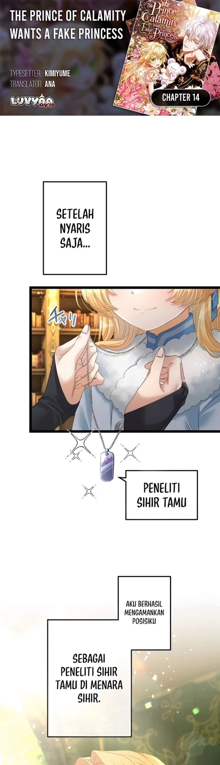 Komik The Calamity Prince Desires the Fake Princess Chapter 14 gambar 1