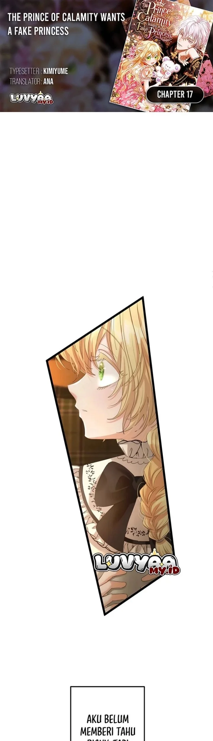 Komik The Calamity Prince Desires the Fake Princess Chapter 17 gambar 1