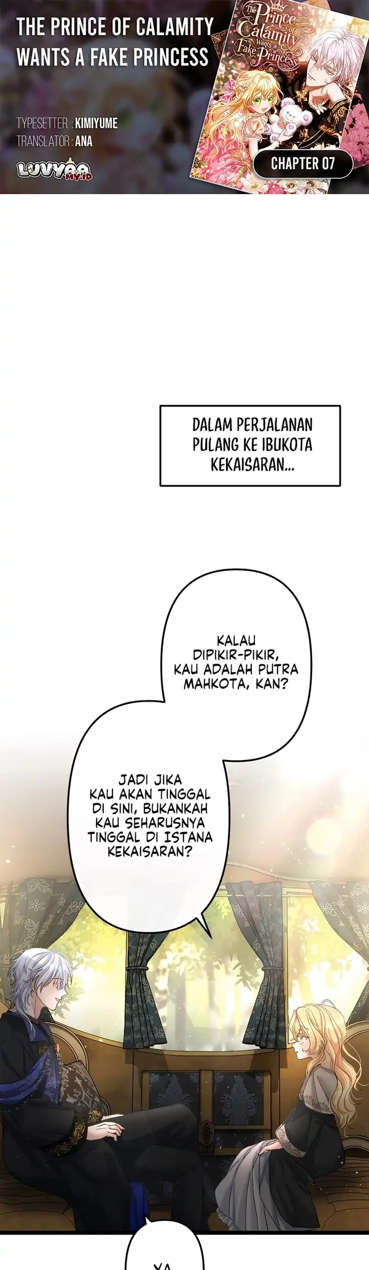 Komik The Calamity Prince Desires the Fake Princess Chapter 7 gambar 1