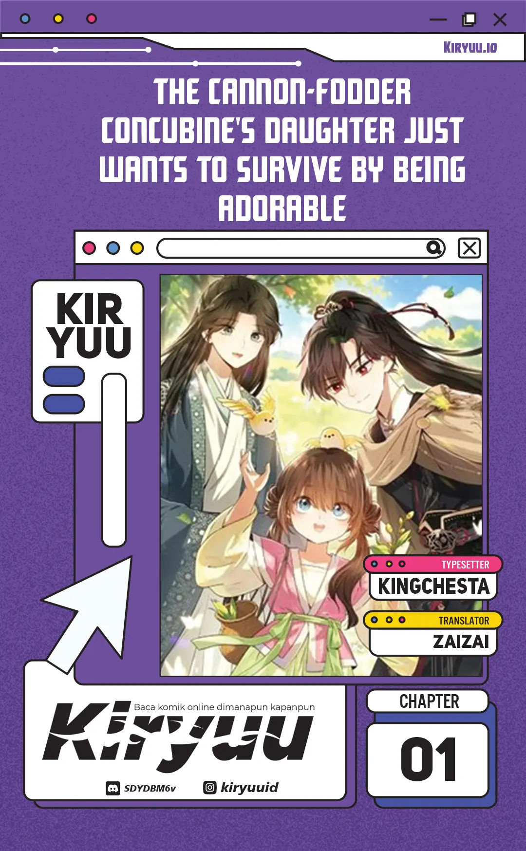 Komik The Cannon-Fodder Concubine's Daughter Just Wants to Survive by Being Adorable Chapter 1 gambar 1