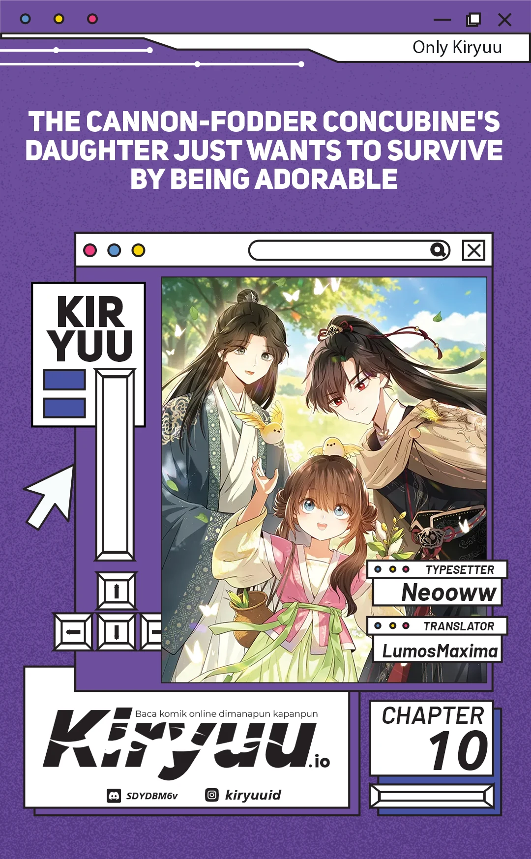 Komik The Cannon-Fodder Concubine's Daughter Just Wants to Survive by Being Adorable Chapter 10 gambar 1