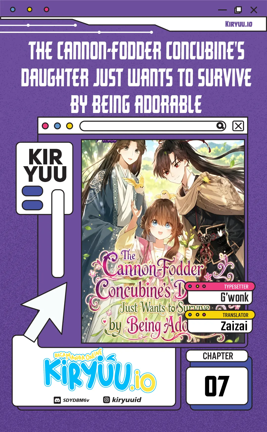 Komik The Cannon-Fodder Concubine's Daughter Just Wants to Survive by Being Adorable Chapter 7 gambar 1
