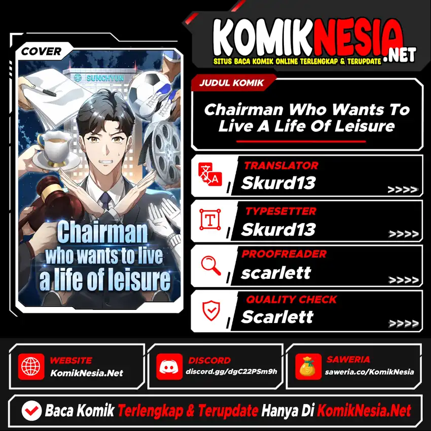 Komik The Chairman Who Just Wants to Slack Off Chapter 6 gambar 1
