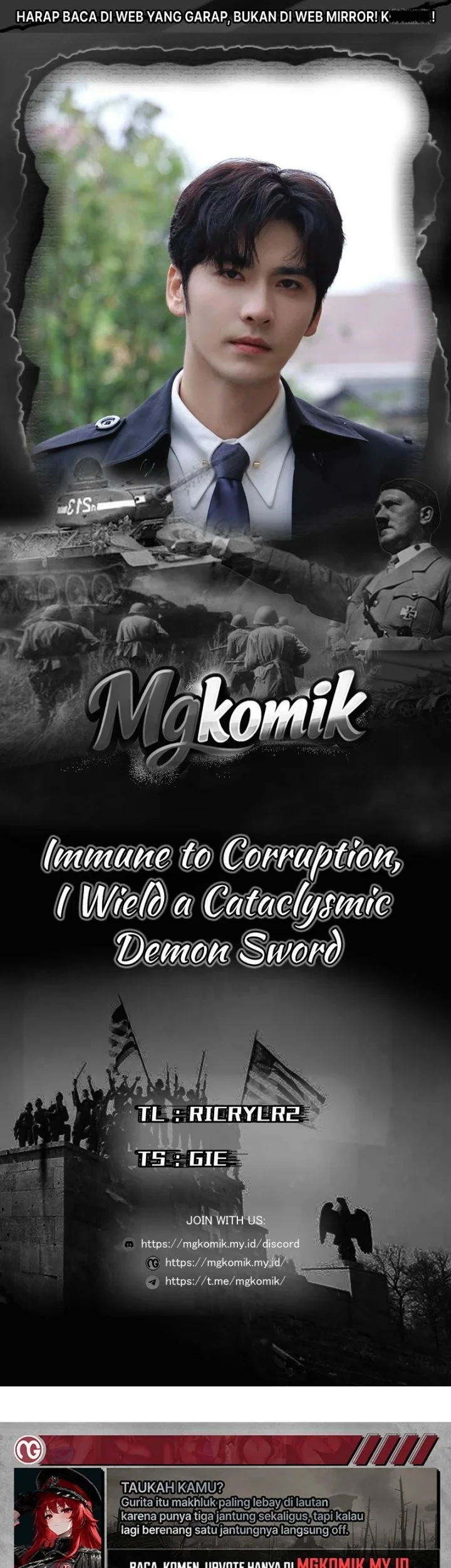 Komik The Corruption-Immune Swordsman’s Calamity Sword Chapter 14 gambar 1