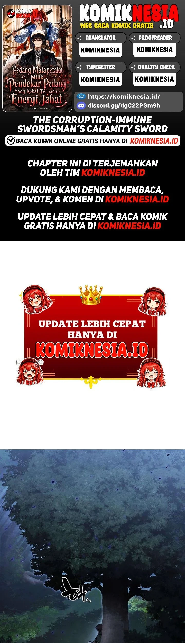 Komik The Corruption-Immune Swordsman’s Calamity Sword Chapter 3 gambar 1