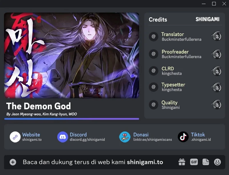 Komik The Demon God Chapter 17 gambar 1