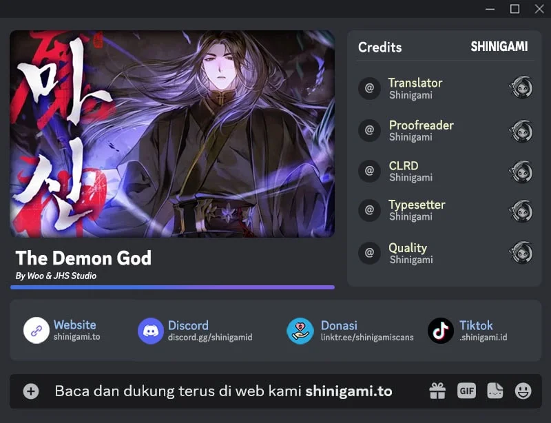 Komik The Demon God Chapter 2 gambar 1