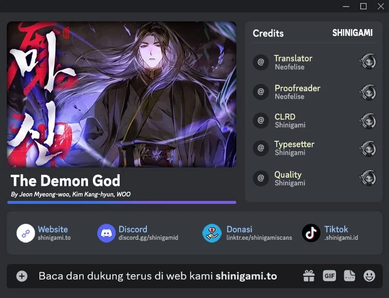 Komik The Demon God Chapter 21 gambar 1
