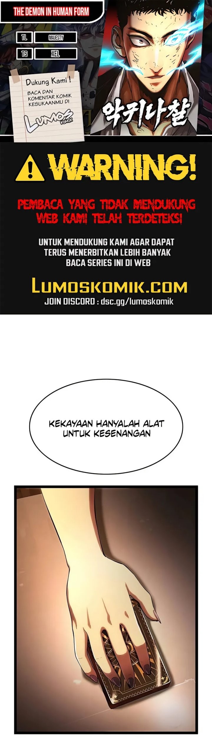Komik The Demon in Human Form Chapter 3 gambar 1