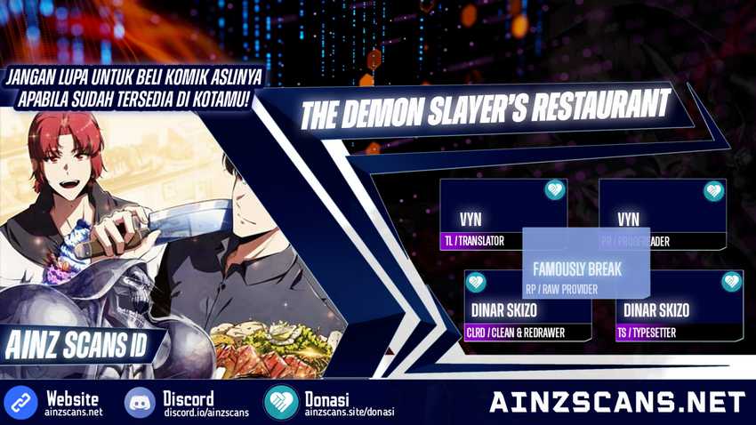 Komik The Demon Slayer’s Restaurant Chapter 2 gambar 1