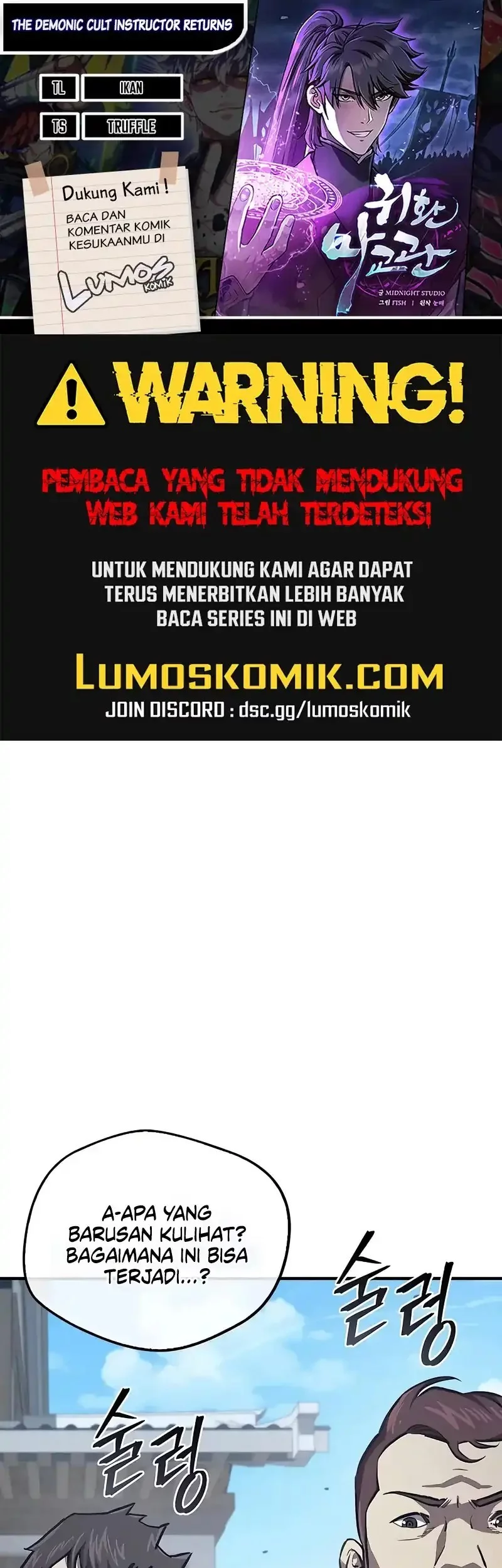 Komik The Demonic Cult Instructor Returns Chapter 30 gambar 1