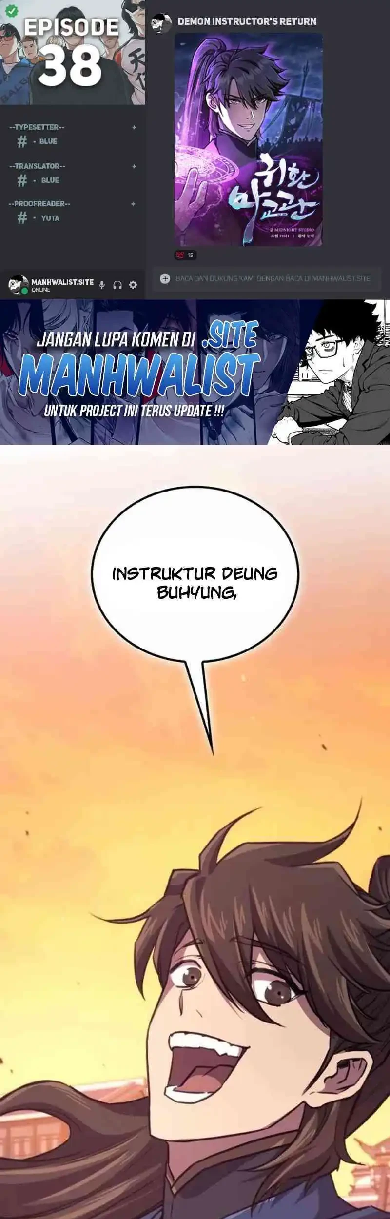 The Demonic Cult Instructor Returns Chapter 38 halaman 1